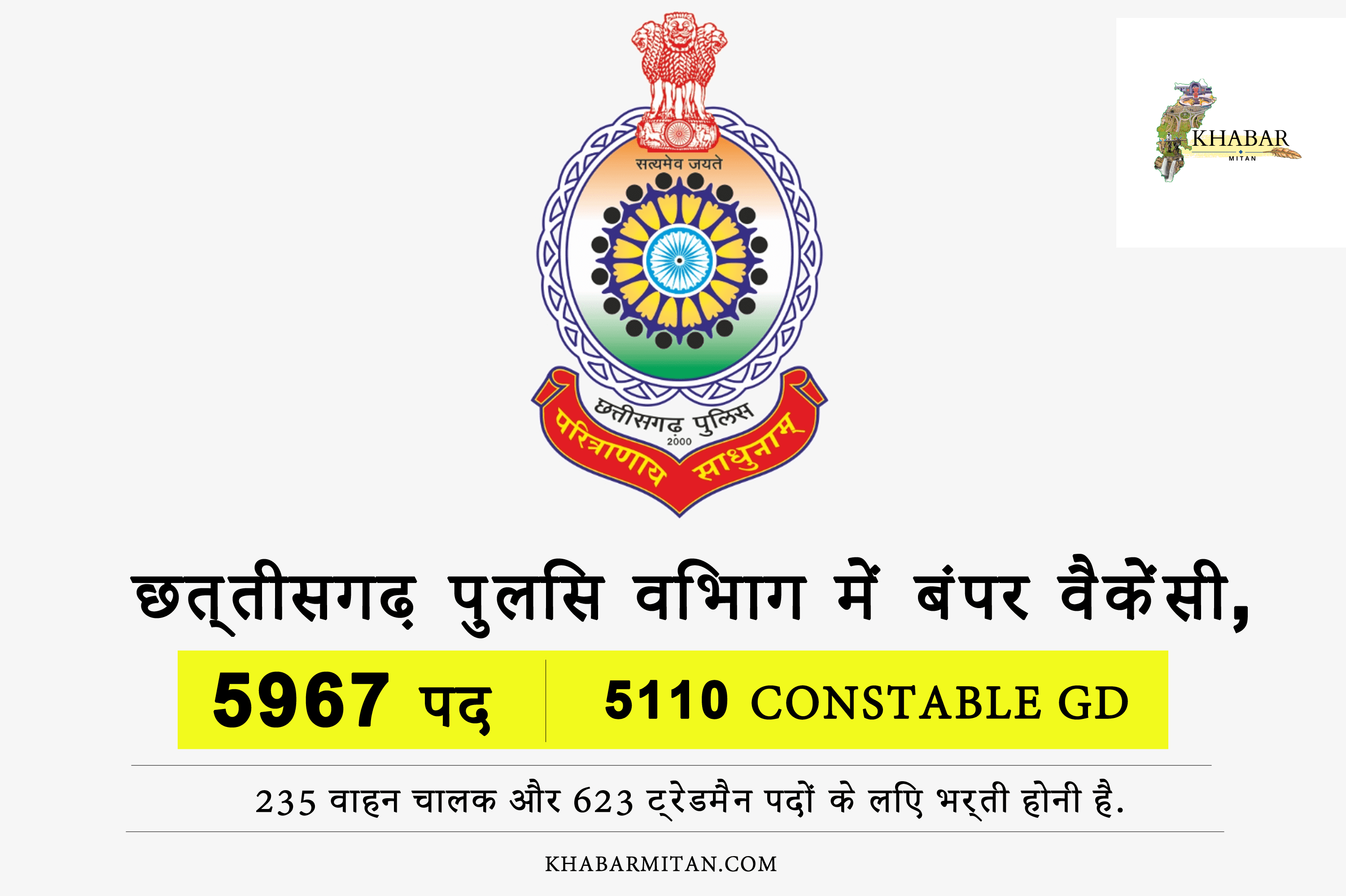 Cg police Job