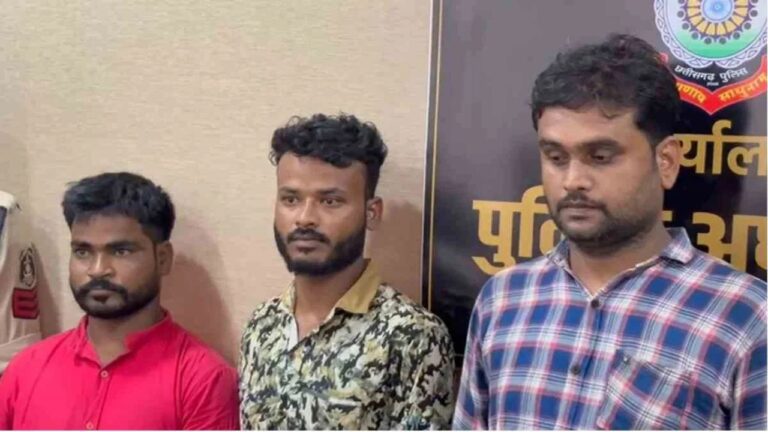 चोरी करने वाला गिरोह गिरफ्तार, 8 लाख से अधिक का माल जब्त