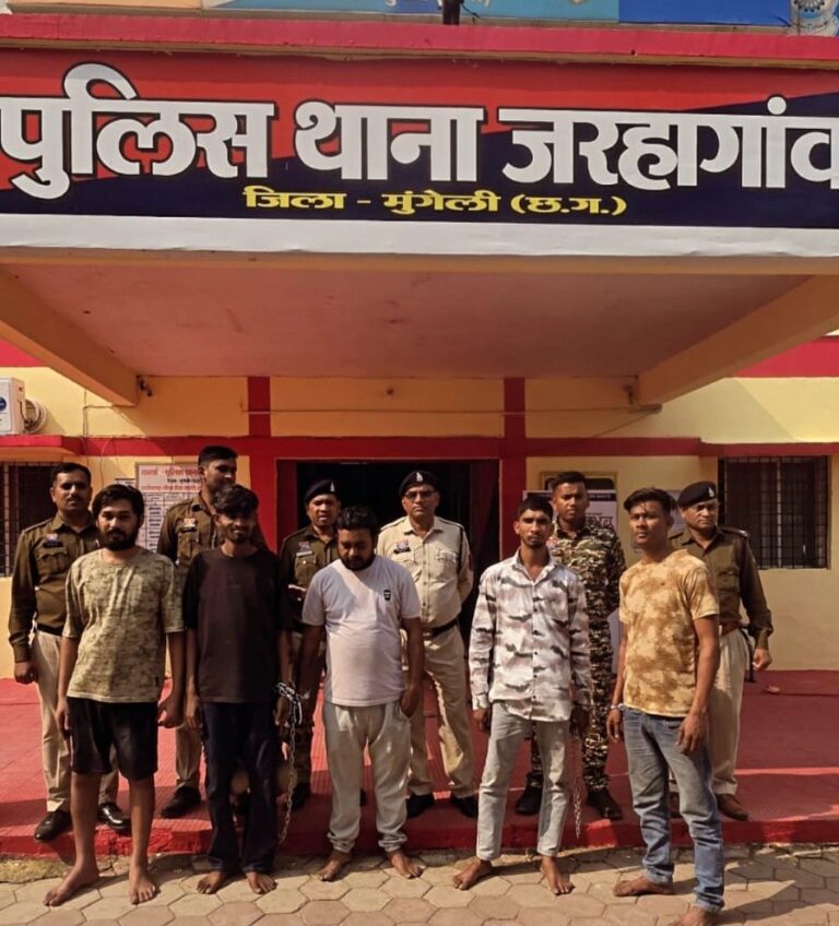 मुंगेली में नशे के खिलाफ बड़ी कार्रवाई, भाजपा पार्षद समेत 5 गिरफ्तार