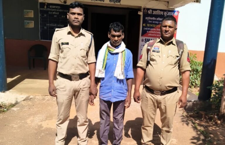 13 साल से फरार नक्सली मुन्ना कोरवा झारखंड से गिरफ्तार