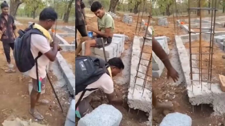 बीजापुर में निर्माणाधीन स्कूल पर सवाल, वायरल वीडियो में गुणवत्ता पर उठे गंभीर आरोप