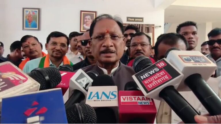 बलरामपुर दौरे पर CM विष्णुदेव साय, चुनावी रुझानों को बताया जनता के विश्वास की जीत