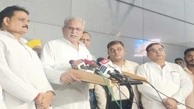 कांग्रेस अध्यक्ष पद पर बोले भूपेश बघेल, भाजपा पर साधा निशाना