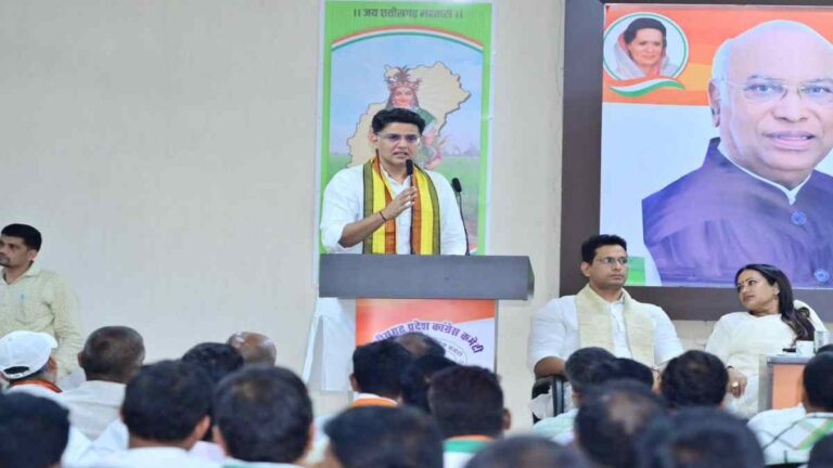 रायपुर में कांग्रेस की बड़ी बैठकें: सचिन पायलट ने बनाई रणनीति, महिला आरक्षण बनेगा बड़ा मुद्दा