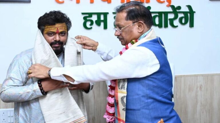 मुख्यमंत्री विष्णुदेव साय से मिले डॉ. प्रेमासाई महाराज, सामाजिक और सांस्कृतिक मुद्दों पर हुई चर्चा