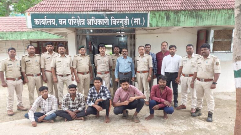 वन्य जीवों के शिकार का वीडियो वायरल, वन विभाग ने चार आरोपियों को भेजा जेल