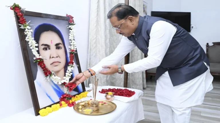 मिनीमाता की पुण्यतिथि पर CM साय ने किया नमन, कहा- उनका जीवन समाज सेवा के लिए समर्पित रहा