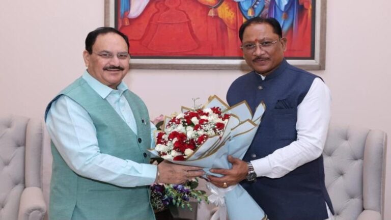 CM Sai Meets JP Nadda: छत्तीसगढ़ की स्वास्थ्य सेवाओं के विस्तार पर हुई चर्चा