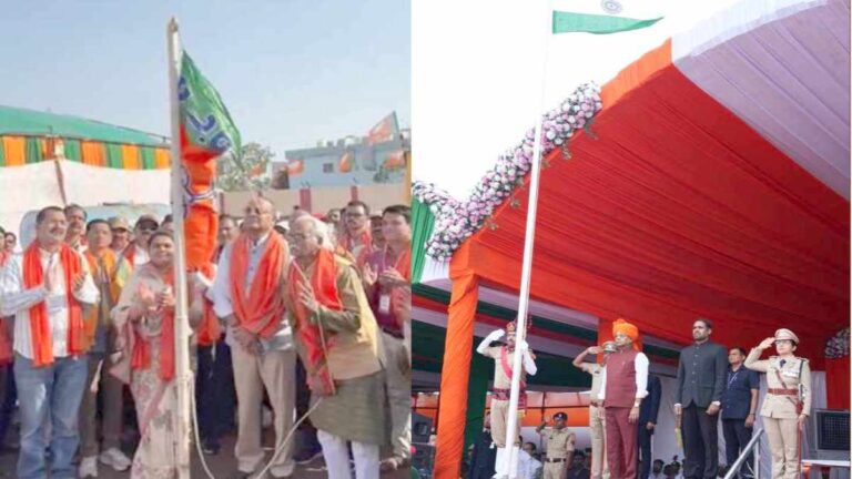 अजय चंद्राकर के भाजपा झंडा फहराने का वायरल वीडियो पुराना, 15 अगस्त से जोड़कर किया गया शेयर