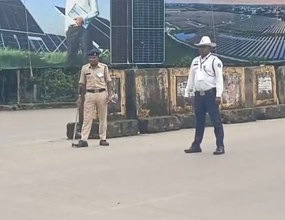 उपराष्ट्रपति सीपी राधाकृष्णन के रायपुर दौरे को लेकर पुलिस अलर्ट, सुरक्षा और ट्रैफिक की मॉकड्रिल