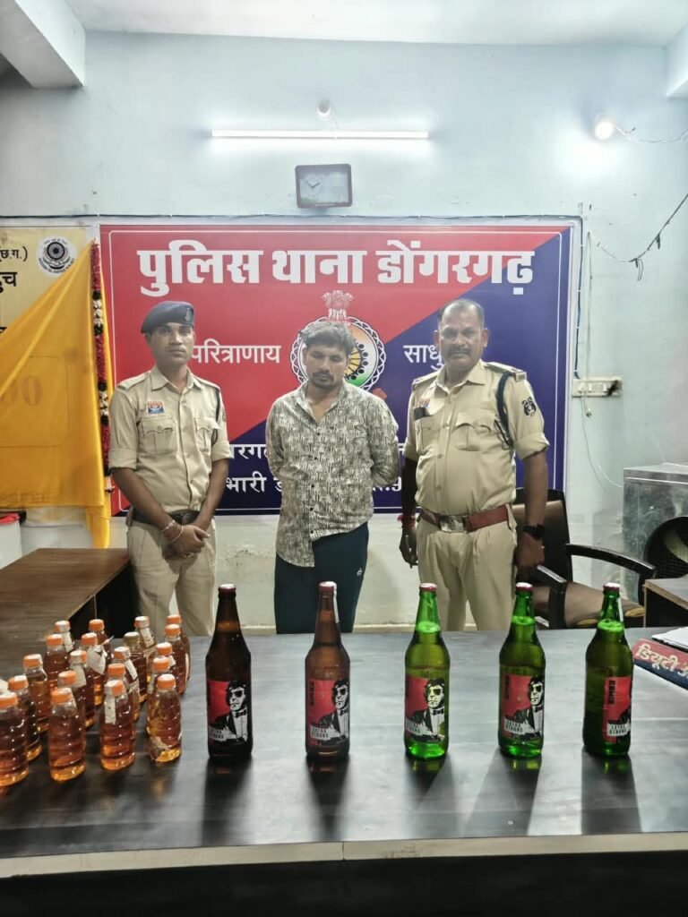 डोंगरगढ़ में अवैध शराब बिक्री का VIDEO वायरल, अगले ही दिन पुलिस ने आरोपी को किया गिरफ्तार