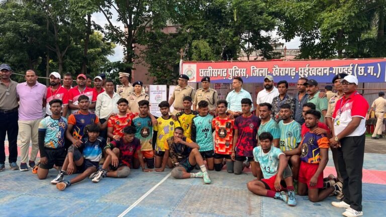 रोमांचक फाइनल में छुईखदान बनी अंतर-थाना कबड्डी चैंपियन, जालबांधा उपविजेता