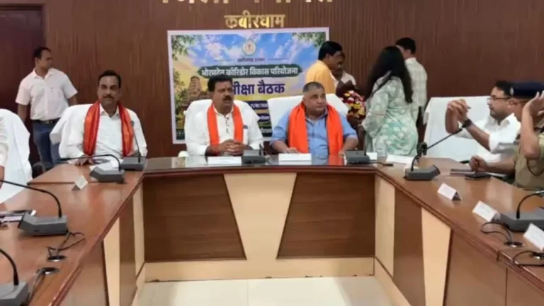 भोरमदेव कॉरिडोर की धीमी रफ्तार पर पर्यटन मंत्री नाराज, समय-सीमा में काम पूरा करने के निर्देश