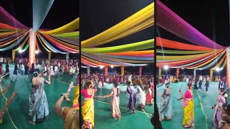 सुकमा में महिला कमांडो ने गरबा-डांडिया में बिखेरा जलवा, पुलिस और शहीद परिवारों ने भी लिया हिस्सा
